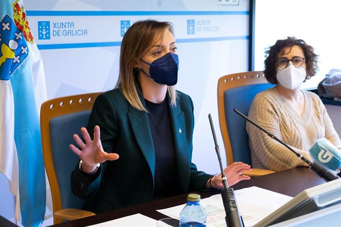 La conselleira de Política Social, Fabiola García, en rueda de prensa