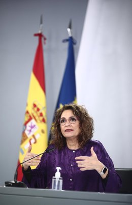 La ministra portavoz y de Hacienda, María Jesús Montero.