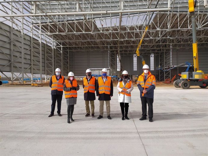Visita de los representantes del Consorcio al Aeropuerto de Teruel.