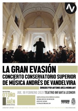 Cartel del concierto inaugural