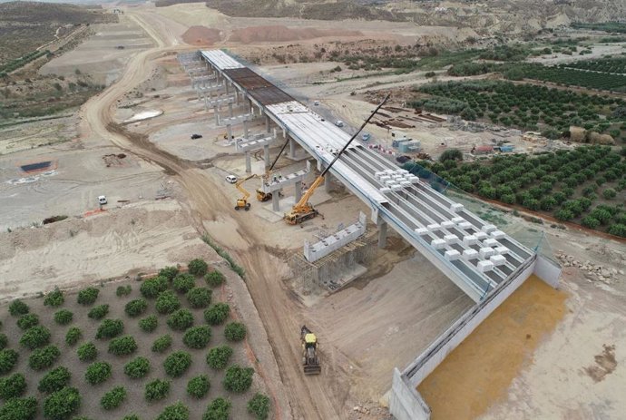 Construcción de la Autovía del Almanzora, en Almería