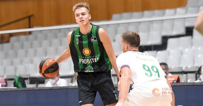 El jugador del Club Joventut Badalona Arturs Zagars