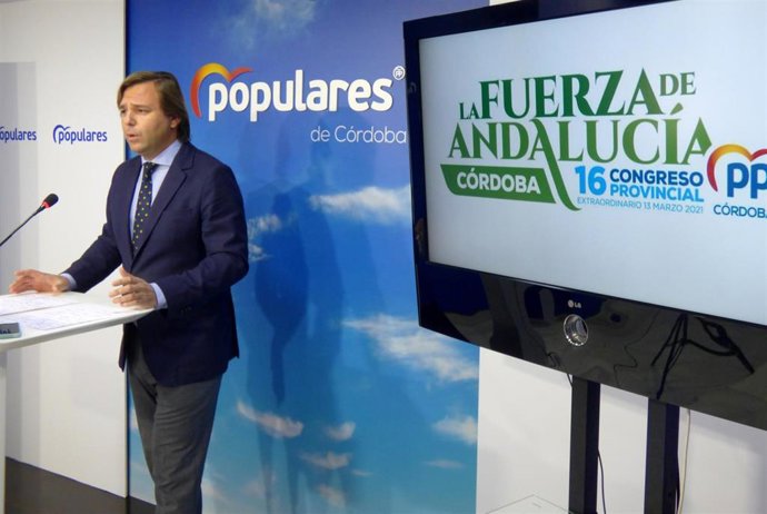El presidente de la Comisión Organizadora del XVI Congreso Provincial del PP de Córdoba, Antonio Repullo.
