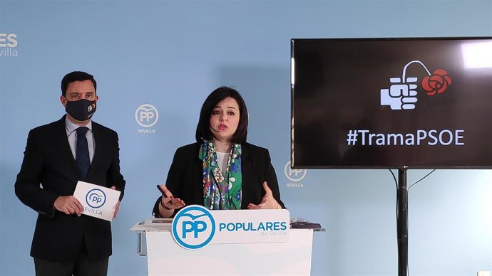 Virginia Pérez en rueda de prensa