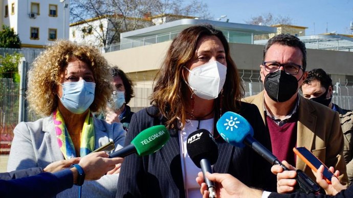 La secretaria general del PP andaluz, Loles López, este martes en Huelva.