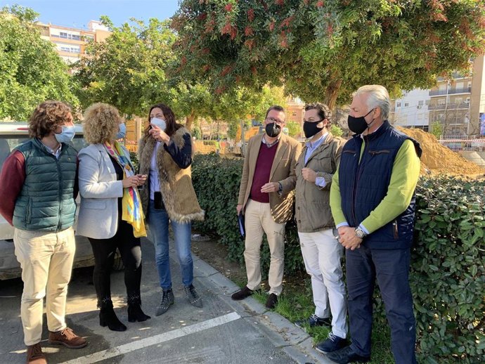 La secretaria general del PP-A, Loles López, este martes en Huelva.