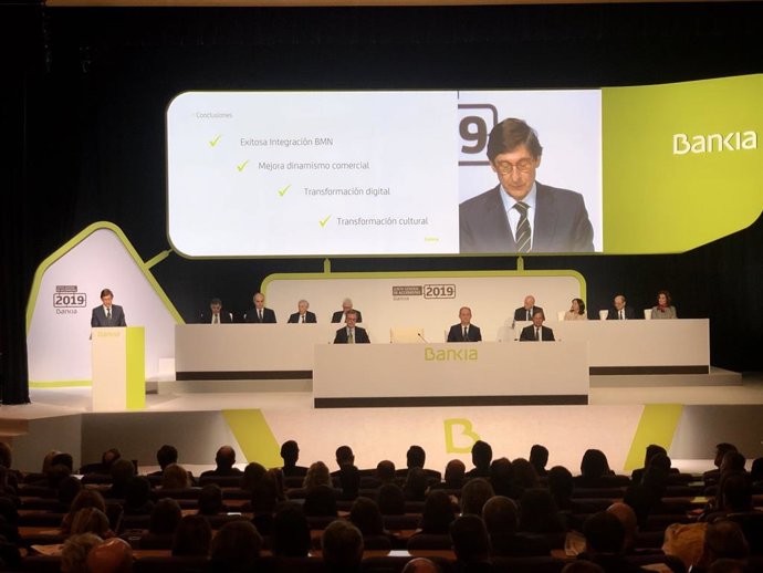 Junta General de Accionistas de Bankia en Valncia