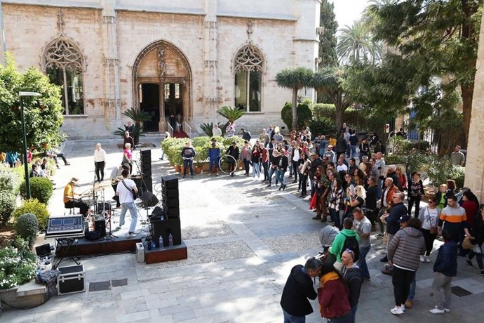 Un concierto en el Consolat de Mar en una edición pasada del Día de Baleares.