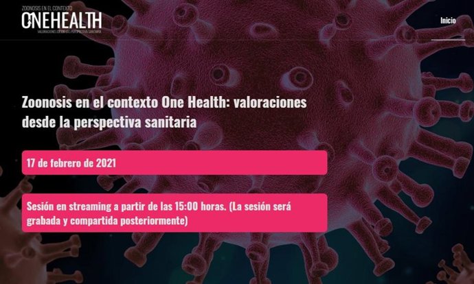 Portada de la web del evento.