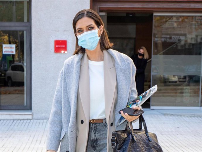 Sara Carbonero sale de la reunión de Unicef celebrada por el día Internacional del Niño