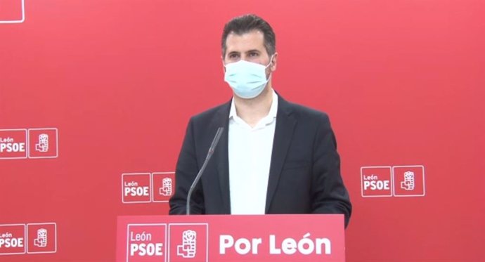 El secretario general del PSOECyL, Luis Tudanca.