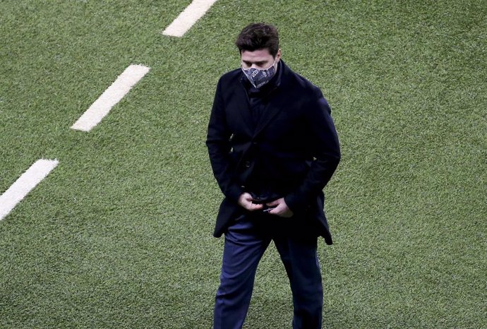 Coach of PSG Mauricio Pochettino during the French championship Ligue 1 football match between Paris Saint-Germain (PSG) and Montpellier HSC (MHSC) on January 22, 2021 at Parc des Princes stadium in Paris, France - Photo Jean Catuffe / DPPI
