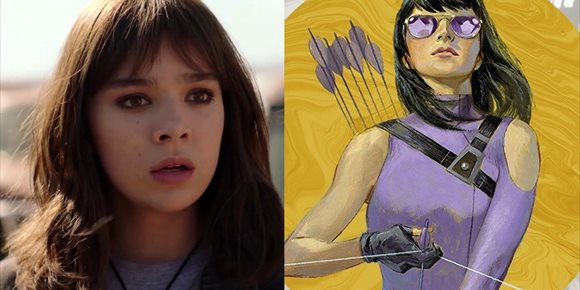 8. Hailee Steinfeld luce el traje de Kate Bishop en las nuevas fotos del rodaje Hawkeye, la serie de Ojo de Halcón