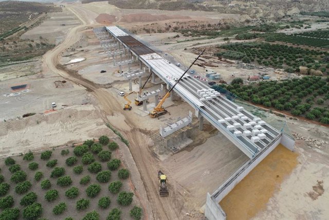 Construcción de la Autovía del Almanzora, en Almería