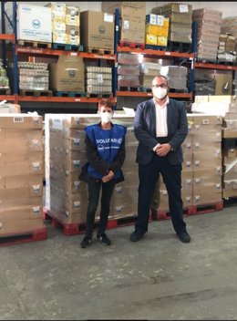 Foto de archivo de una de las acciones de donación de alimentos por parte de Mercadona.