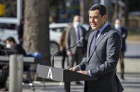 Moreno vuelve a descartar una desescalada rápida en Andalucía: "Para qué correr si nos va a frenar en seco la pandemia"