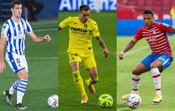 Fútbol/Liga Europa.- (Previa) Real, Villarreal y Granada retoman el sueño europeo ante United, Salzburgo y Nápoles