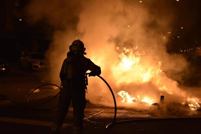 Tres detenidos en Lleida en los disturbios por la protesta del encarcelamiento de Hasel