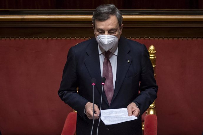 Italia.- Mario Draghi y su gabinete obtienen el amplio apoyo del Senado de Italia