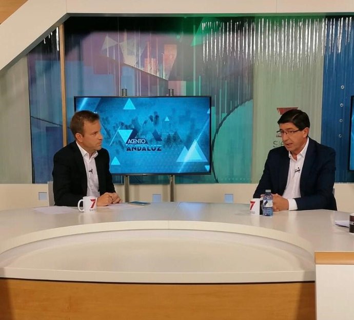 Archivo - Marín aboga por "cada uno por nuestra línea" ante la coalición con el PP-A y por "repetir cuatro años más" en la Junta