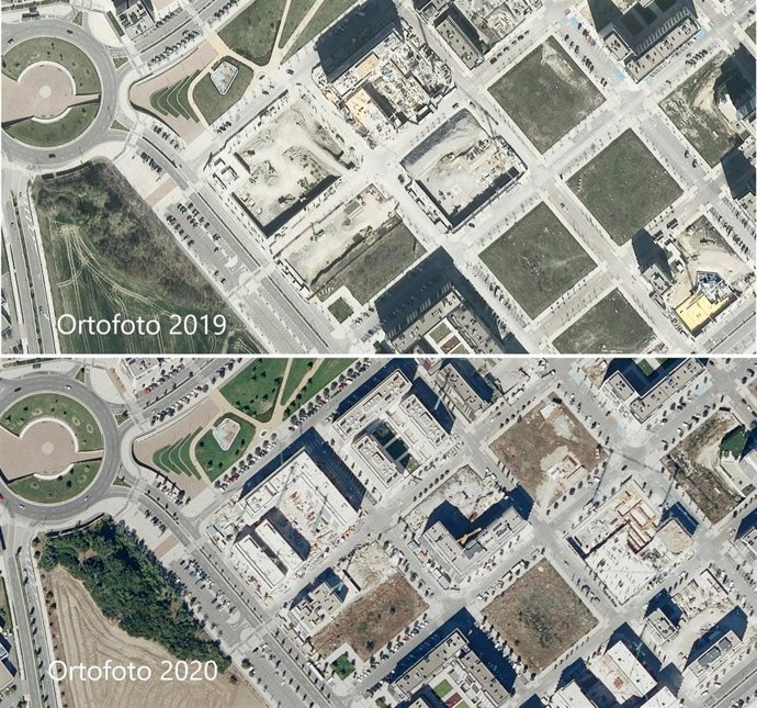 A nueva ortofoto de Navarra muestra con máxima precisión cómo se ve la Comunidad Foral a 5.000 metros de altura.