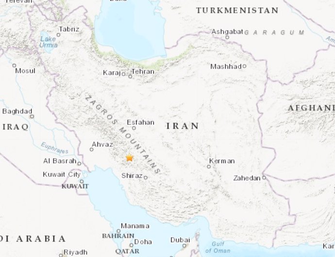 Irán.- Heridas cerca de 40 personas a causa de un terremoto de magnitud 5,6 en el suroeste de Irán