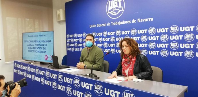 UGT se personará en un juicio para determinar si 200 'riders' navarros son trabajadores por cuenta ajena