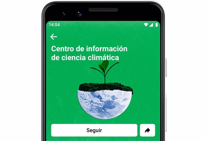 Cambio climático.- Facebook lanza en España su Centro de Información para desmentir los mitos sobre el cambio climático