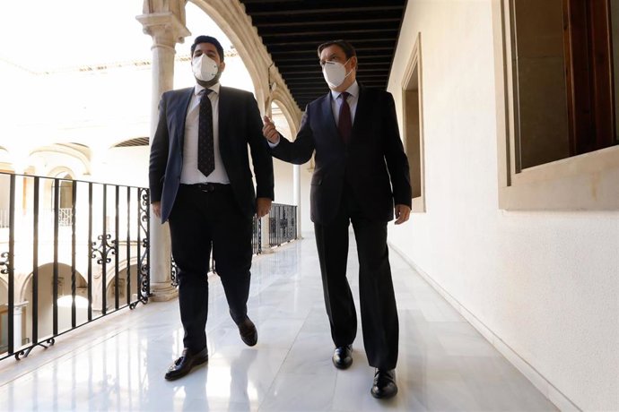 López Miras transmite su agradecimiento a Ballesteros y ensalza que estuvo "a la altura de las circunstancias"