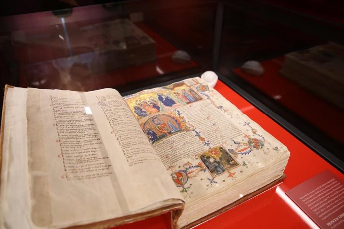 Códices de lujo, textos jurídicos y obra religiosa, ejemplos de literatura catalana medieval en la Biblioteca Nacional