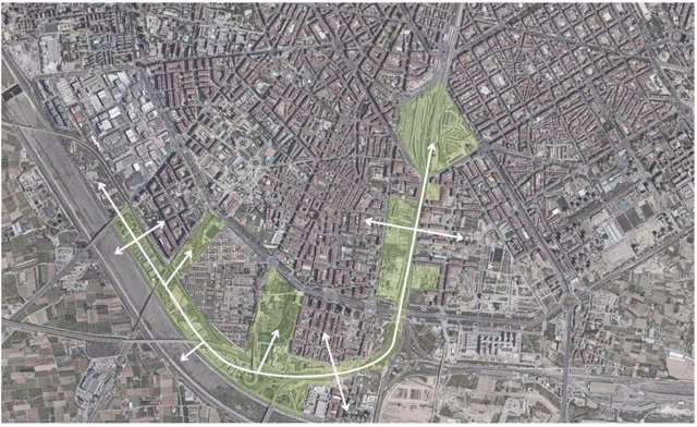 Valencia.- El Ayuntamiento plantea "un gran corredor verde" para regenerar y dar calidad urbana al sur de la ciudad