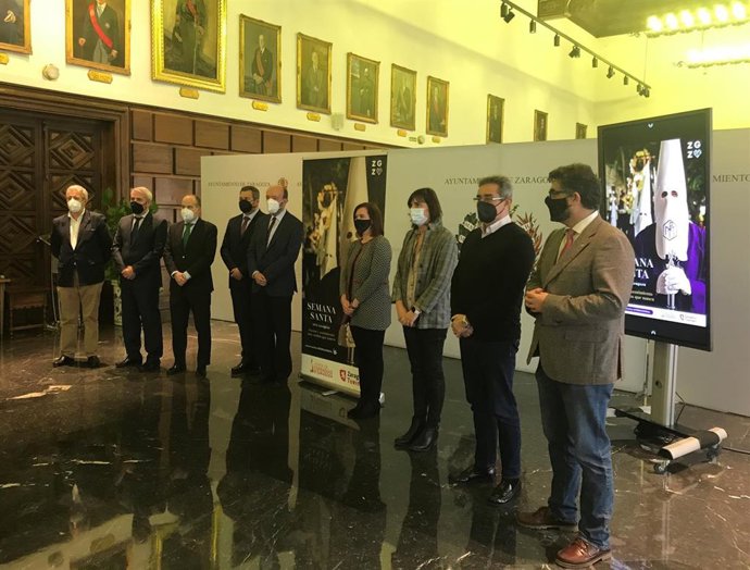 Zaragoza.- La Semana Santa no tendrá procesiones, pero los pasos de las cofradías se exhibirán en las iglesias