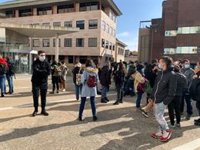 En llibertat set detinguts a Lleida durant els aldarulls de dimarts per l'empresonament de Hasél