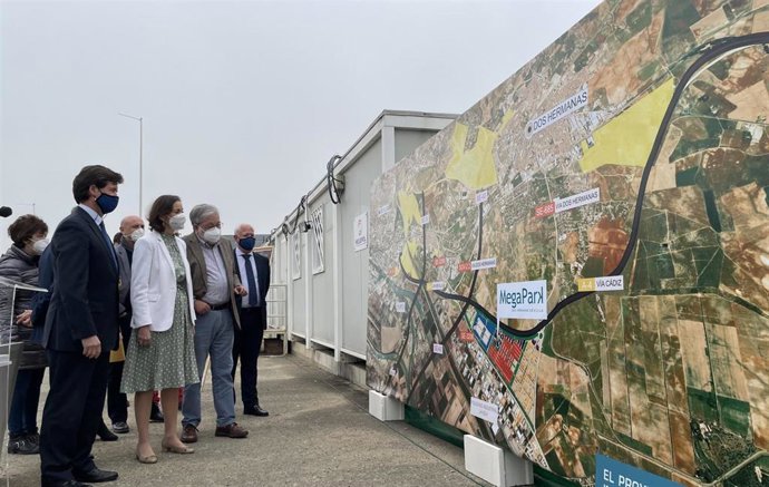 Maroto, durante su visita a Megapark