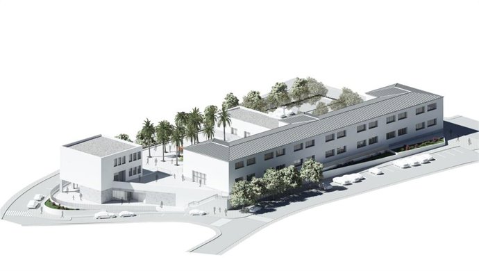 Recreación del Centro Multifuncional y Polivalente de Tomares