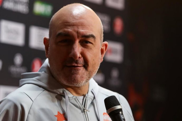 Jaume Ponsarnau head coach of Valencia Basket attend the media during the previous training round25 of the Turkish Airlines Euroleague between Valencia Basket and Real Madrid at the Fuente de San Luiz pavilion, La Fonteta.
