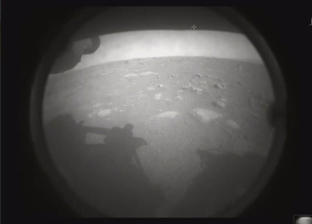 Primera foto del rover Perseverance desde Marte