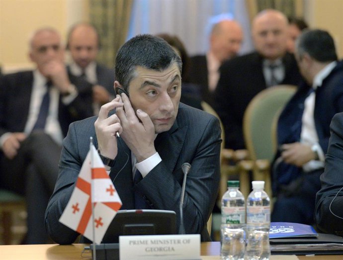 Archivo - El primer ministro de Georgia, Giorgi Gajaria