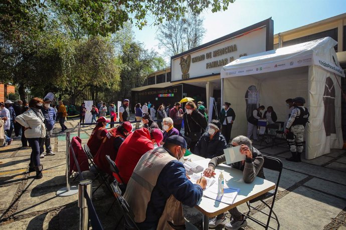 Registro para recibir la vacuna contra el coronavirus.