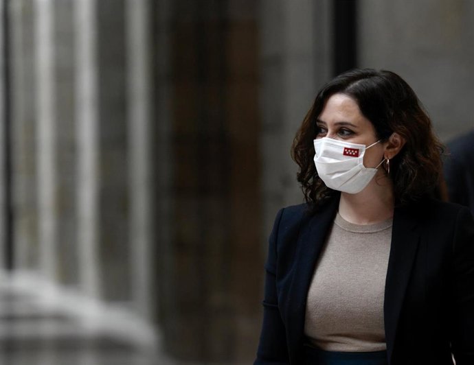 La presidenta de la Comunidad de Madrid, Isabel Díaz Ayuso