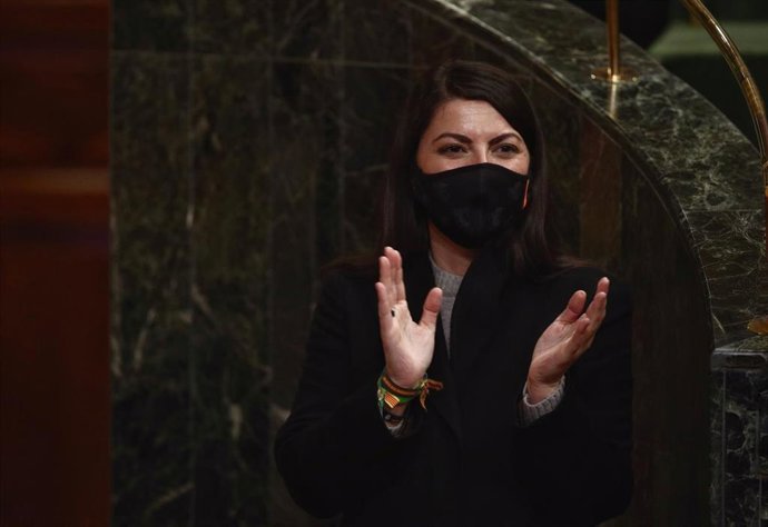 La portavoz de VOX en el Congreso, Macarena Olona