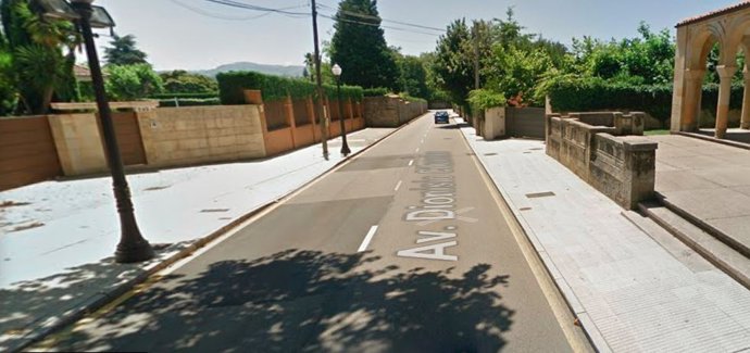 Archivo - Avenida Dionisio Cifuentes número 275 de Gijón, en donde ocurrrrió el atropello mortal.