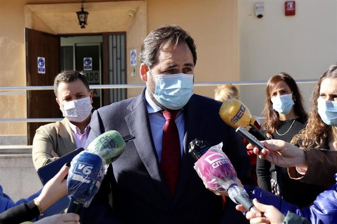 El presidente del PP de C-LM, Paco Núñez, en Albacete