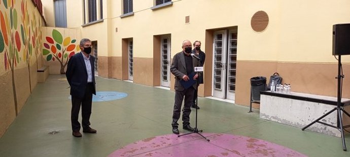 El conseller de Educación de la Generalitat Josep Bargalló, en rueda de prensa