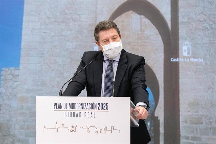 El presidente de C-LM, Emiliano García-Page, en Ciudad Real