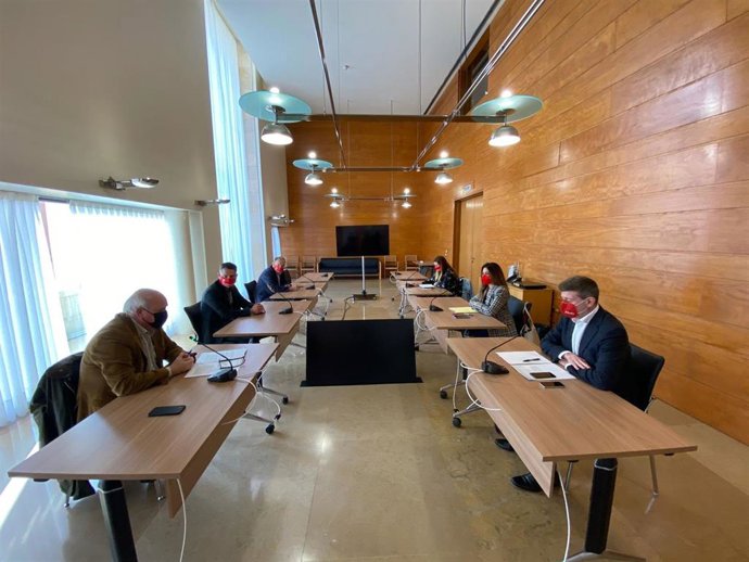 Reunión de los responsables de Hostemur con el Ayuntamiento de Murcia