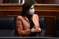 Robles avisa a Podemos de que en democracia no cabe "la mínima complicidad, silencio o aceptación de la violencia"