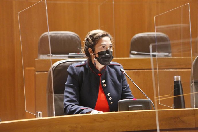 La diputada de Ciudadanos en las Cortes de Aragón, Susana Gaspar.