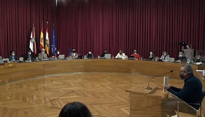 El Ayuntamiento de Logroño celebra un pleno extraordinario sobre el Nudo de Vara de Rey.