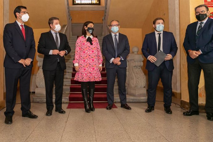 El Presidente De Castilla-La Mancha, Emiliano García-Page, Asiste En La Delegación De La Junta En Ciudad Real, A La Reunión Sobre El Plan De Modernización De Ciudad Real 2025.